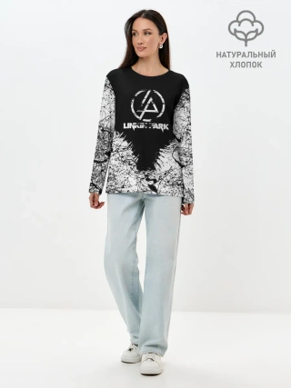 Лонгслив женский. Хлопок / Linkin Park #1