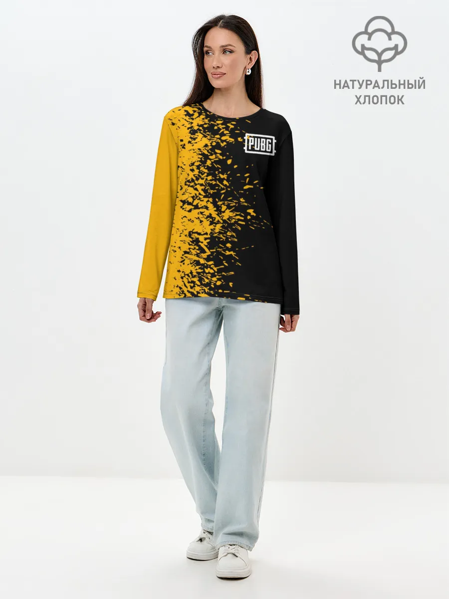 Лонгслив женский. Хлопок / PUBG #9