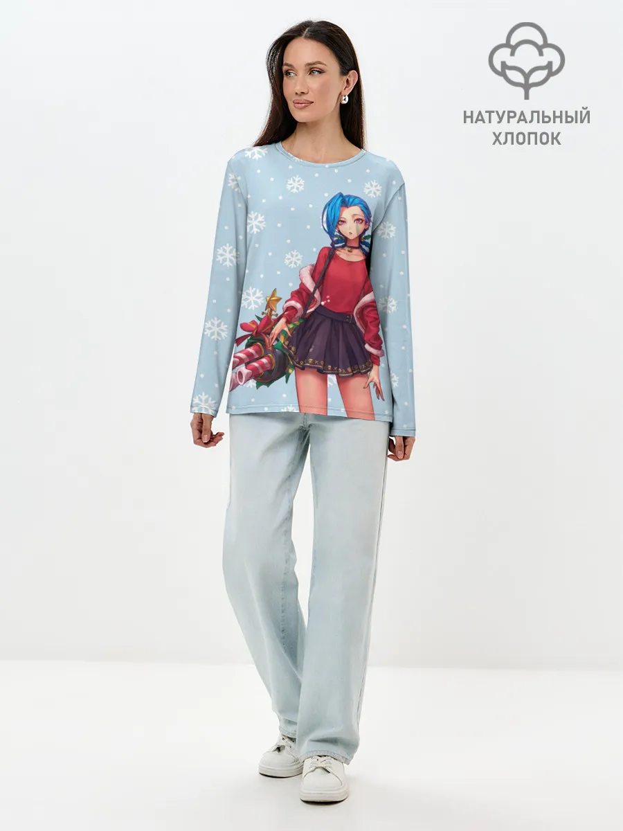 Лонгслив женский. Хлопок / New Year Jinx