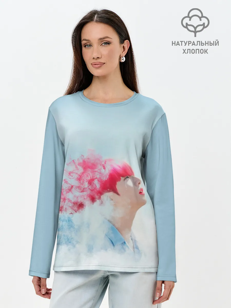 Лонгслив женский. Хлопок / BTS. Jungkook