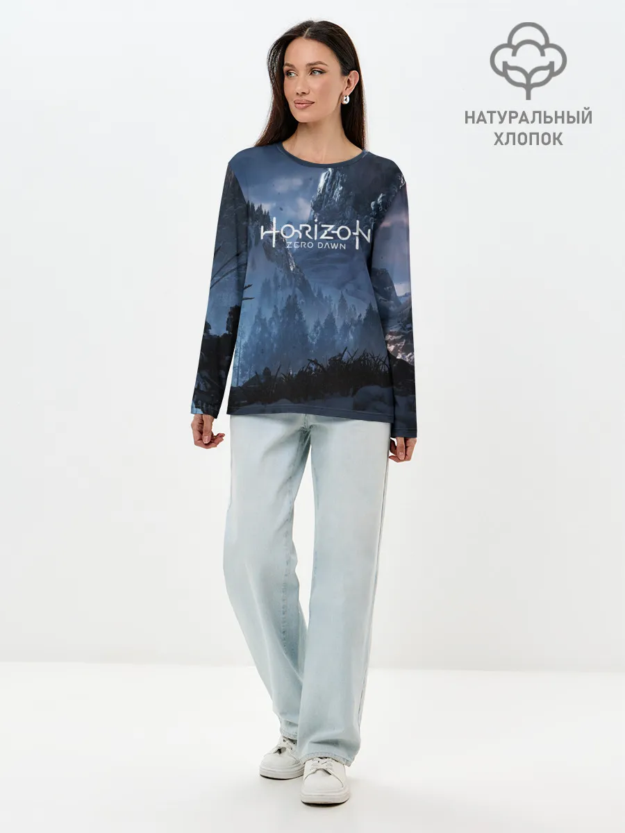 Лонгслив женский. Хлопок / HORIZON ZERO DAWN