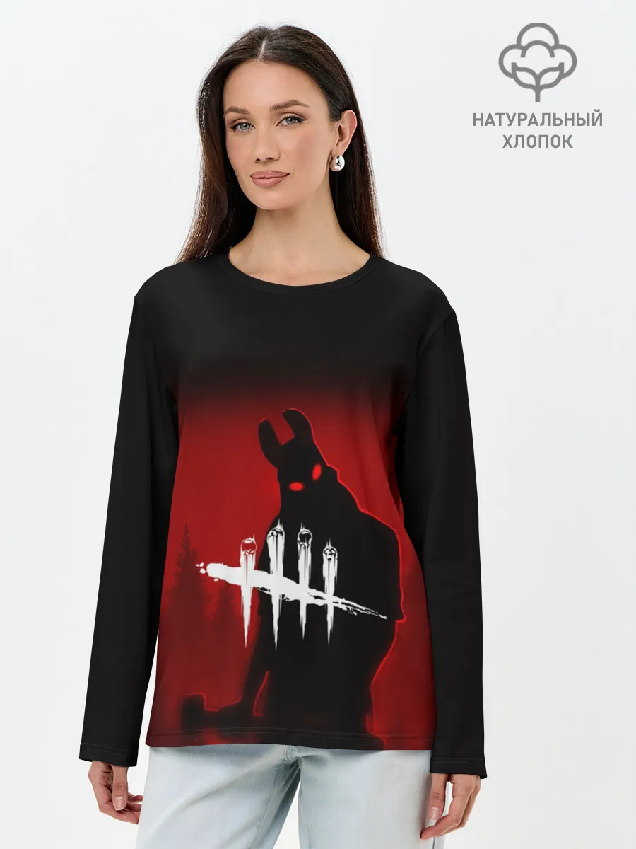 Лонгслив женский. Хлопок / Dead by Daylight