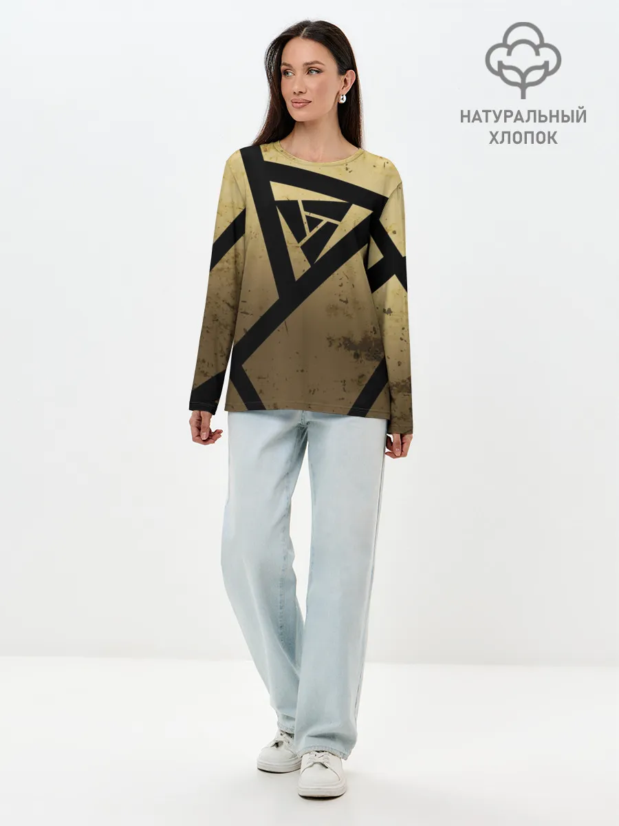 Лонгслив женский. Хлопок / ARTIFACT