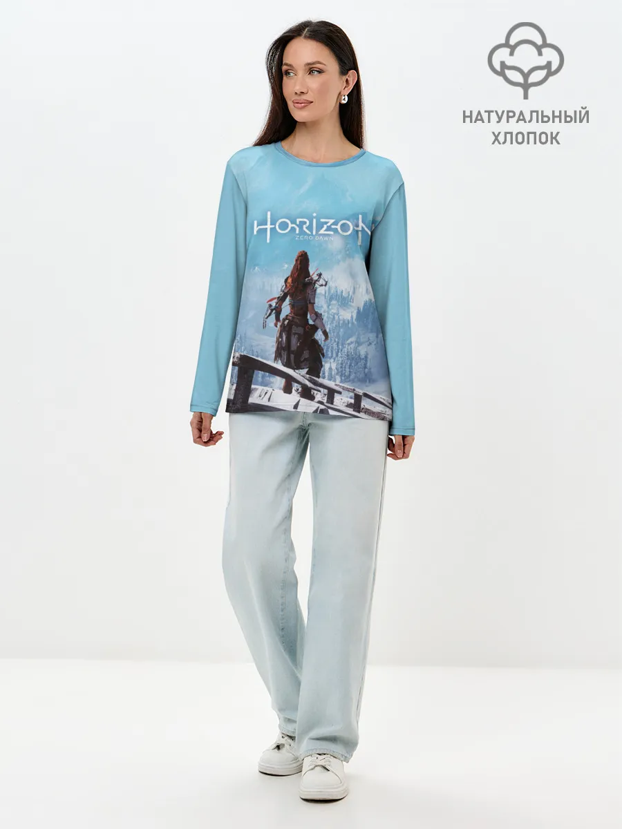 Лонгслив женский. Хлопок / HORIZON ZERO DAWN