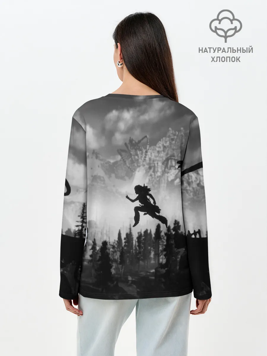 Лонгслив женский. Хлопок / Horizon Zero Dawn