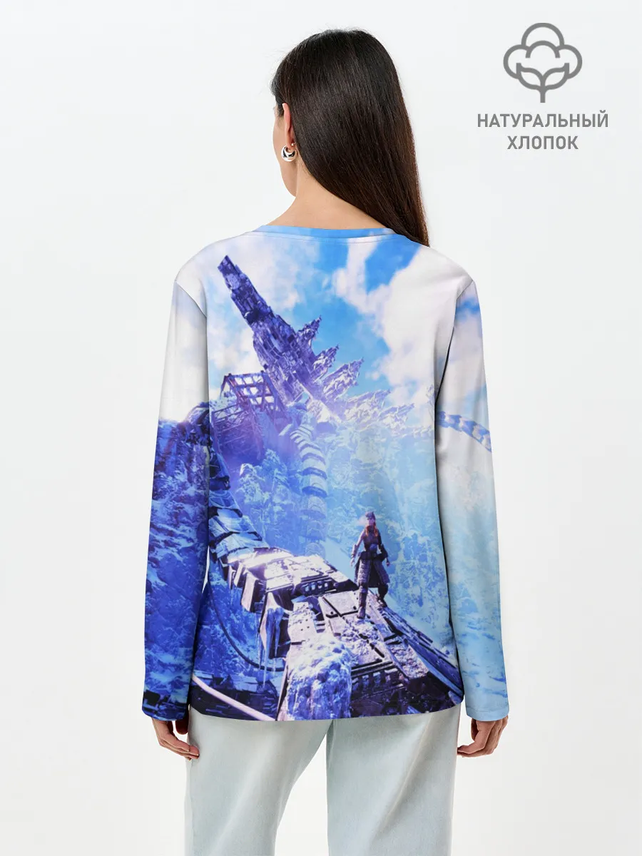 Лонгслив женский. Хлопок / Horizon Zero Dawn