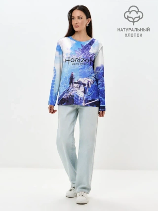 Лонгслив женский. Хлопок / Horizon Zero Dawn
