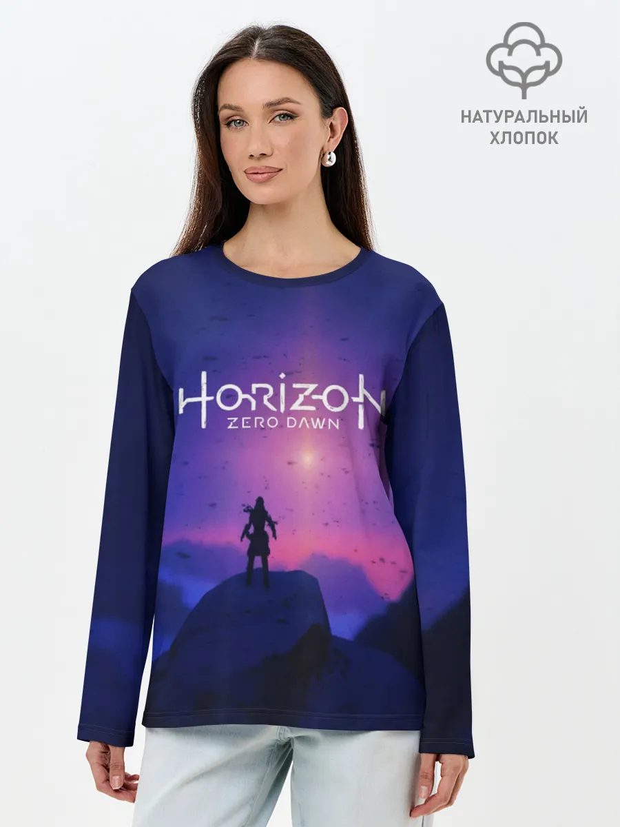 Лонгслив женский. Хлопок / HORIZON ZERO DAWN