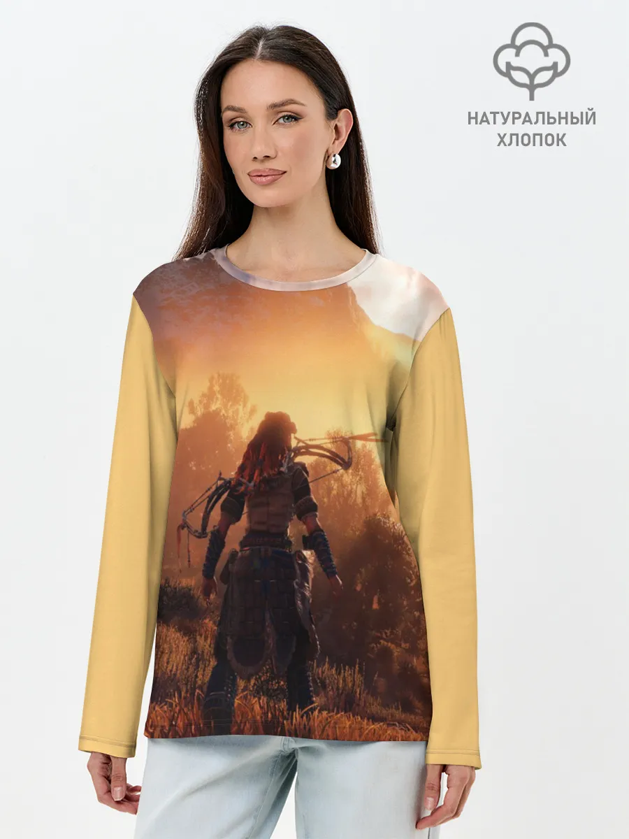Лонгслив женский. Хлопок / HORIZON ZERO DAWN