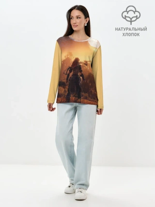 Лонгслив женский. Хлопок / HORIZON ZERO DAWN