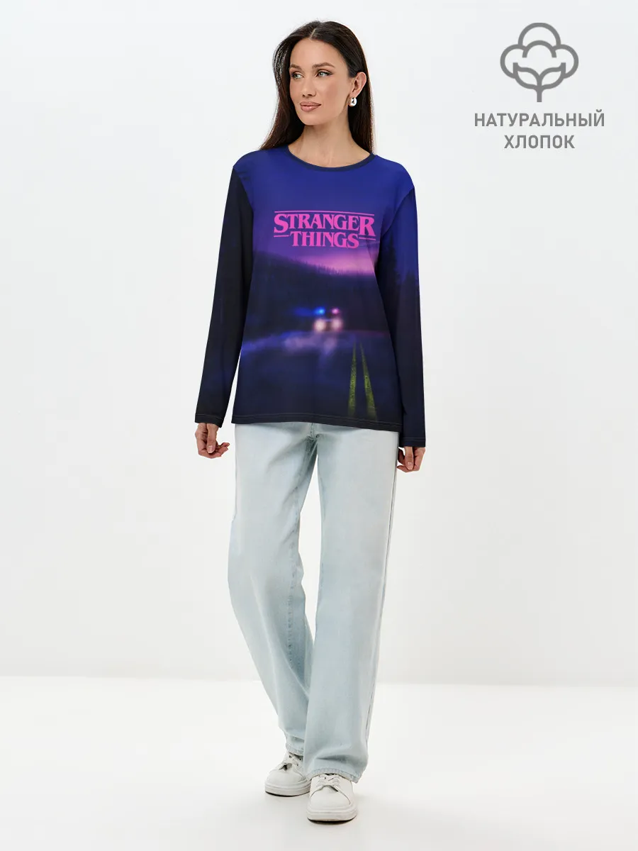 Лонгслив женский. Хлопок / Очень странные дела