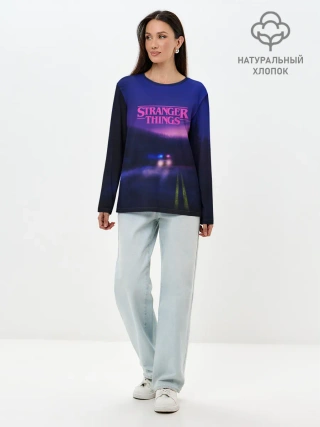Лонгслив женский. Хлопок / Очень странные дела