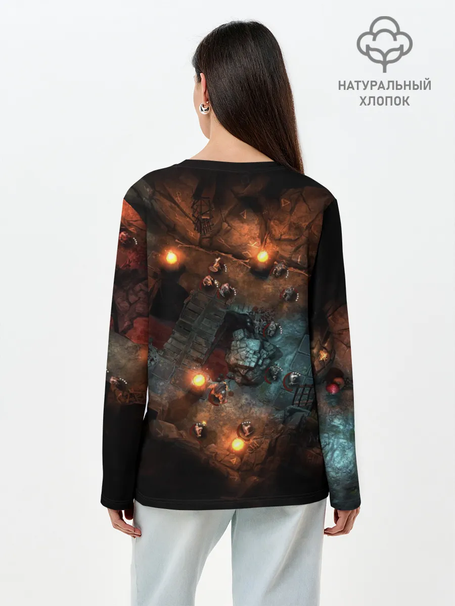 Лонгслив женский. Хлопок / Warhammer