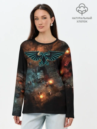 Лонгслив женский. Хлопок / Warhammer