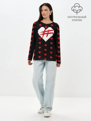 Лонгслив женский. Хлопок / ФРЕНДЗОНА
