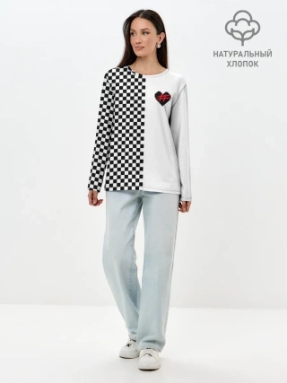 Лонгслив женский. Хлопок / ФРЕНДЗОНА