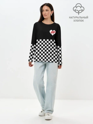 Лонгслив женский. Хлопок / ФРЕНДЗОНА