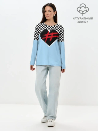 Лонгслив женский. Хлопок / ФРЕНДЗОНА