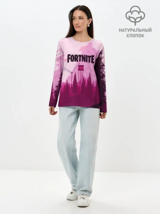 Лонгслив женский. Хлопок / FORTNITE