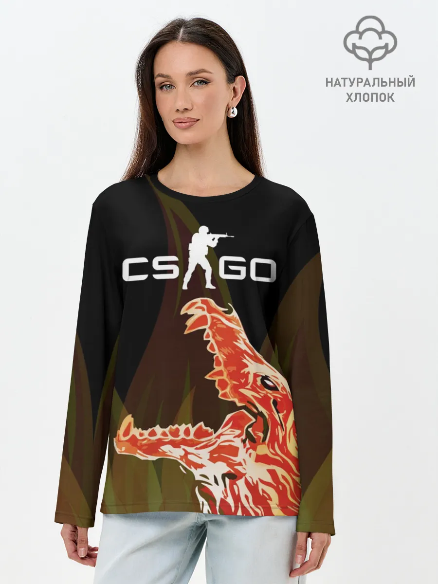 Лонгслив женский. Хлопок / CS:GO - Howl