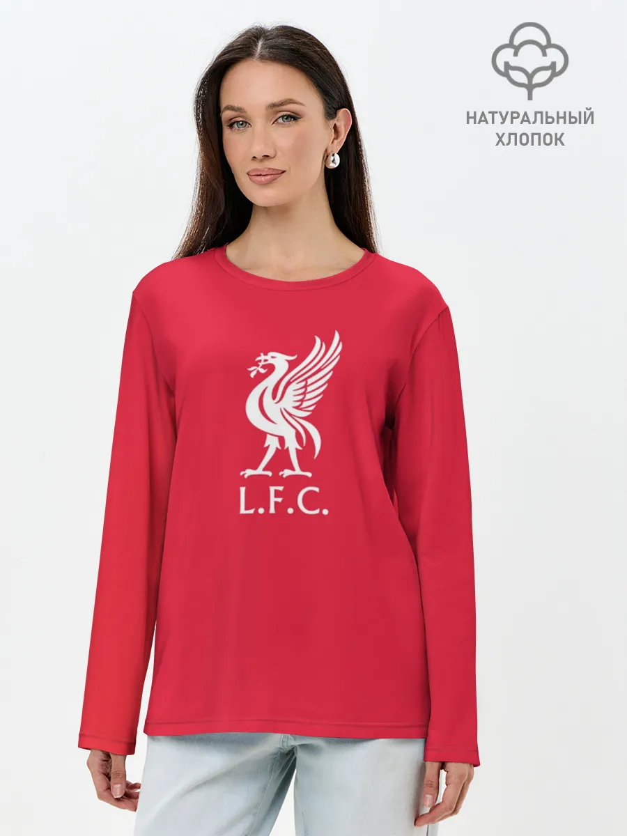 Лонгслив женский. Хлопок / FC Liverpool