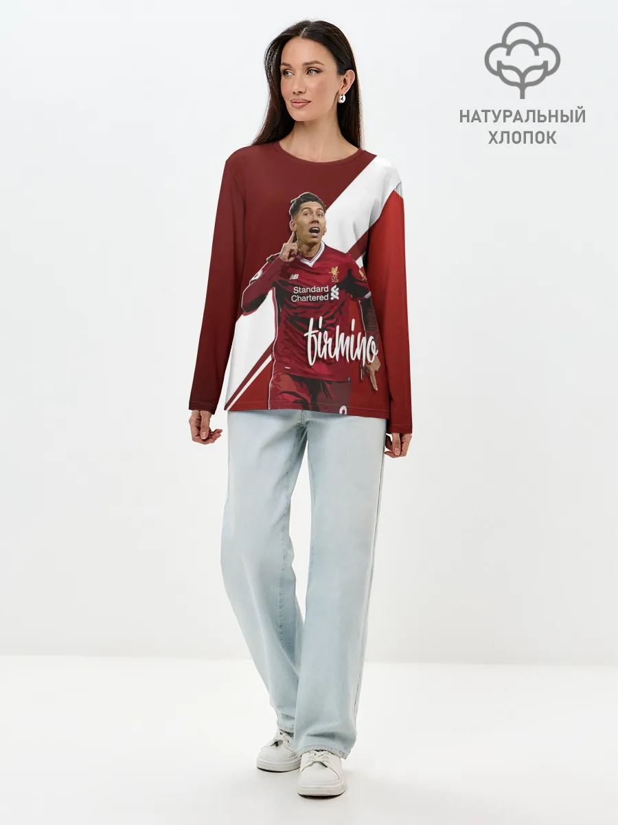 Лонгслив женский. Хлопок / Roberto Firmino