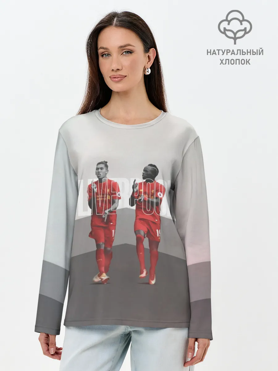 Лонгслив женский. Хлопок / Liverpool