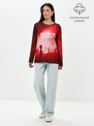 Лонгслив женский. Хлопок / Очень странные дела