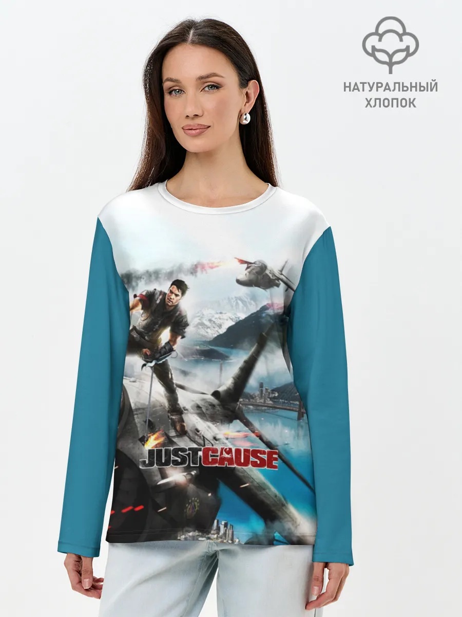 Лонгслив женский. Хлопок / Just Cause