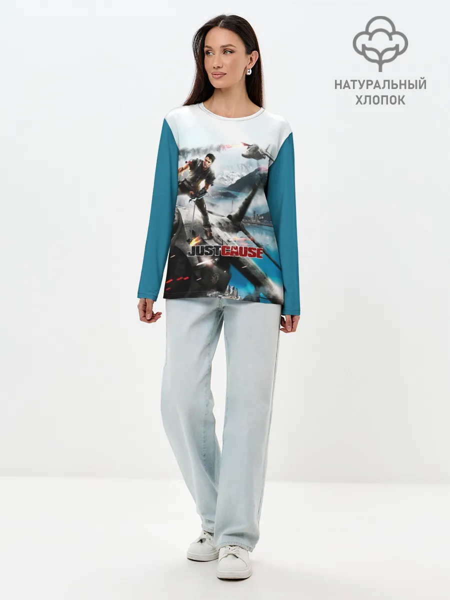 Лонгслив женский. Хлопок / Just Cause