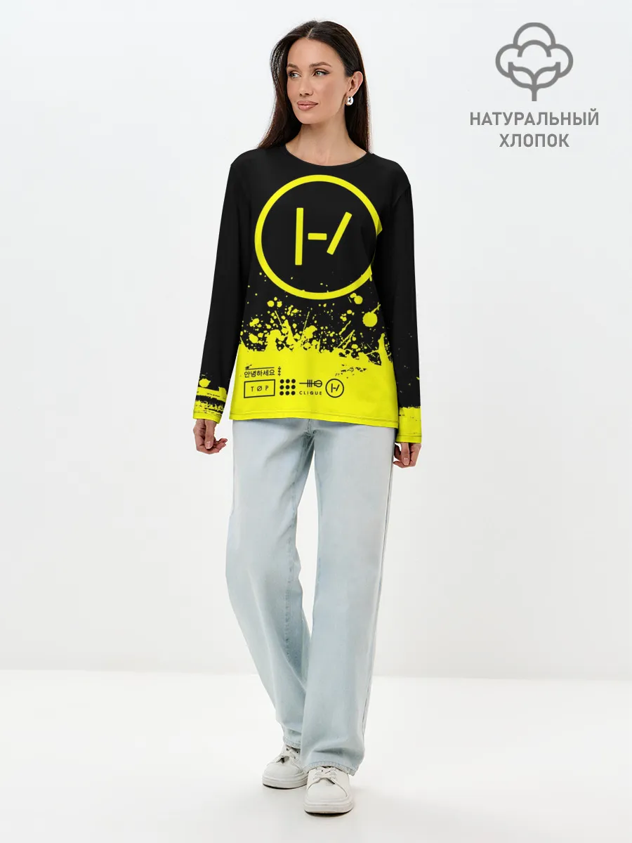 Лонгслив женский. Хлопок / Twenty One Pilots