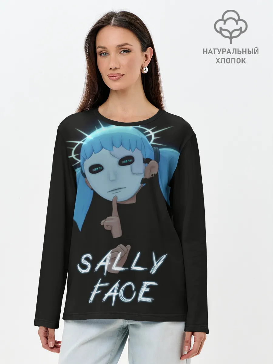 Лонгслив женский. Хлопок / Sally Face