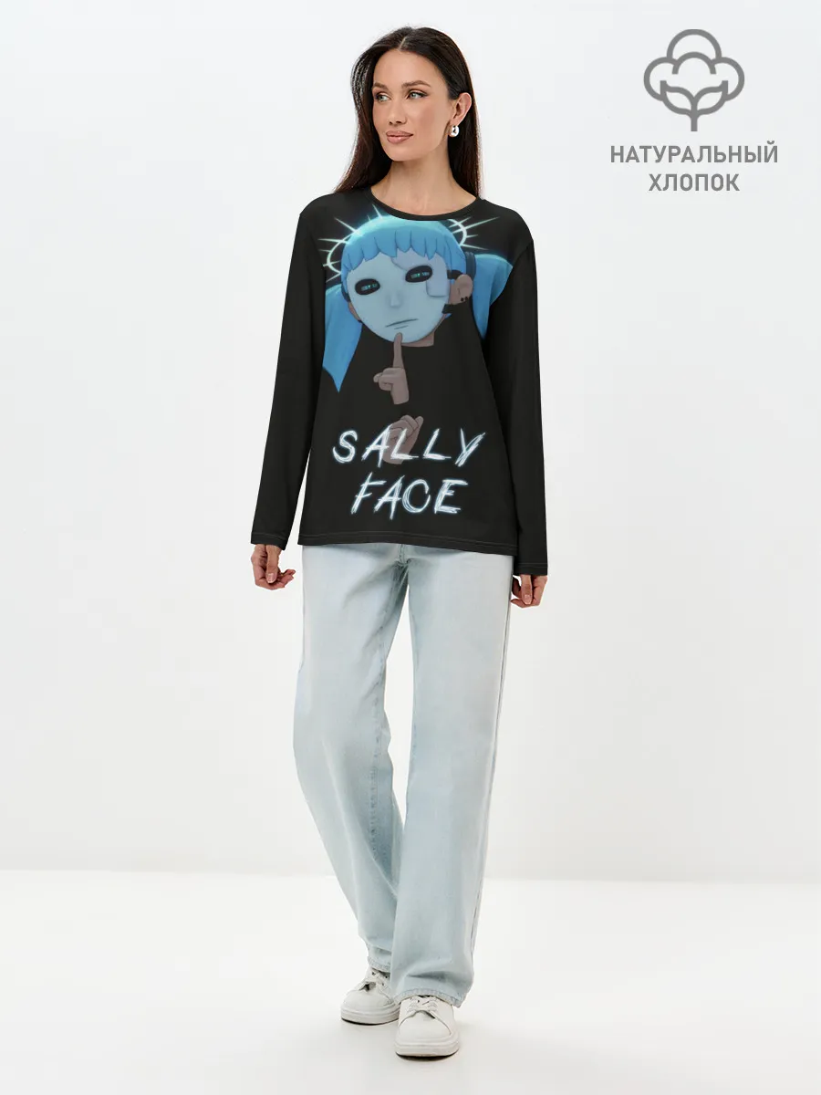 Лонгслив женский. Хлопок / Sally Face