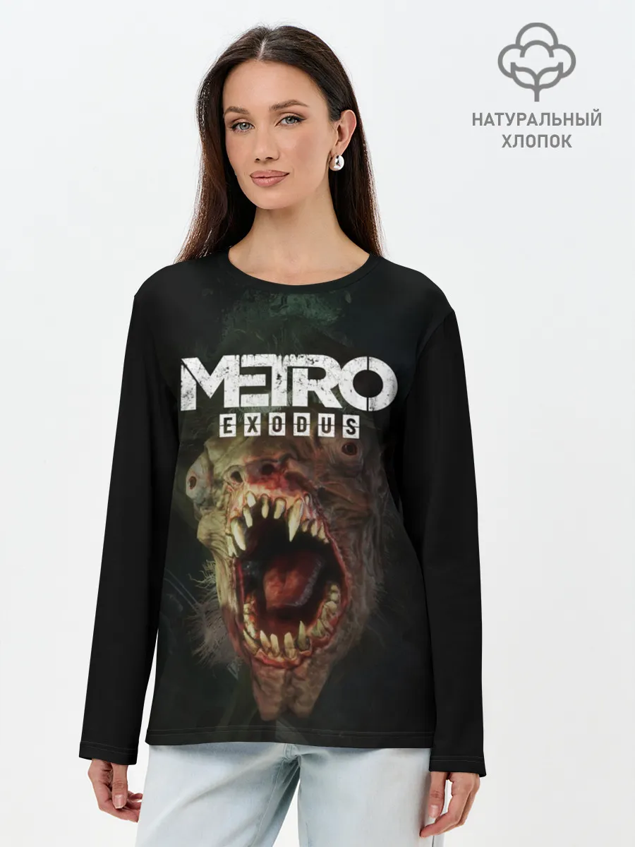 Лонгслив женский. Хлопок / Metro Exodus