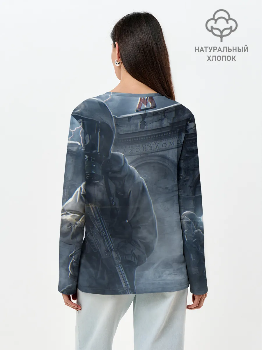 Лонгслив женский. Хлопок / Metro Exodus