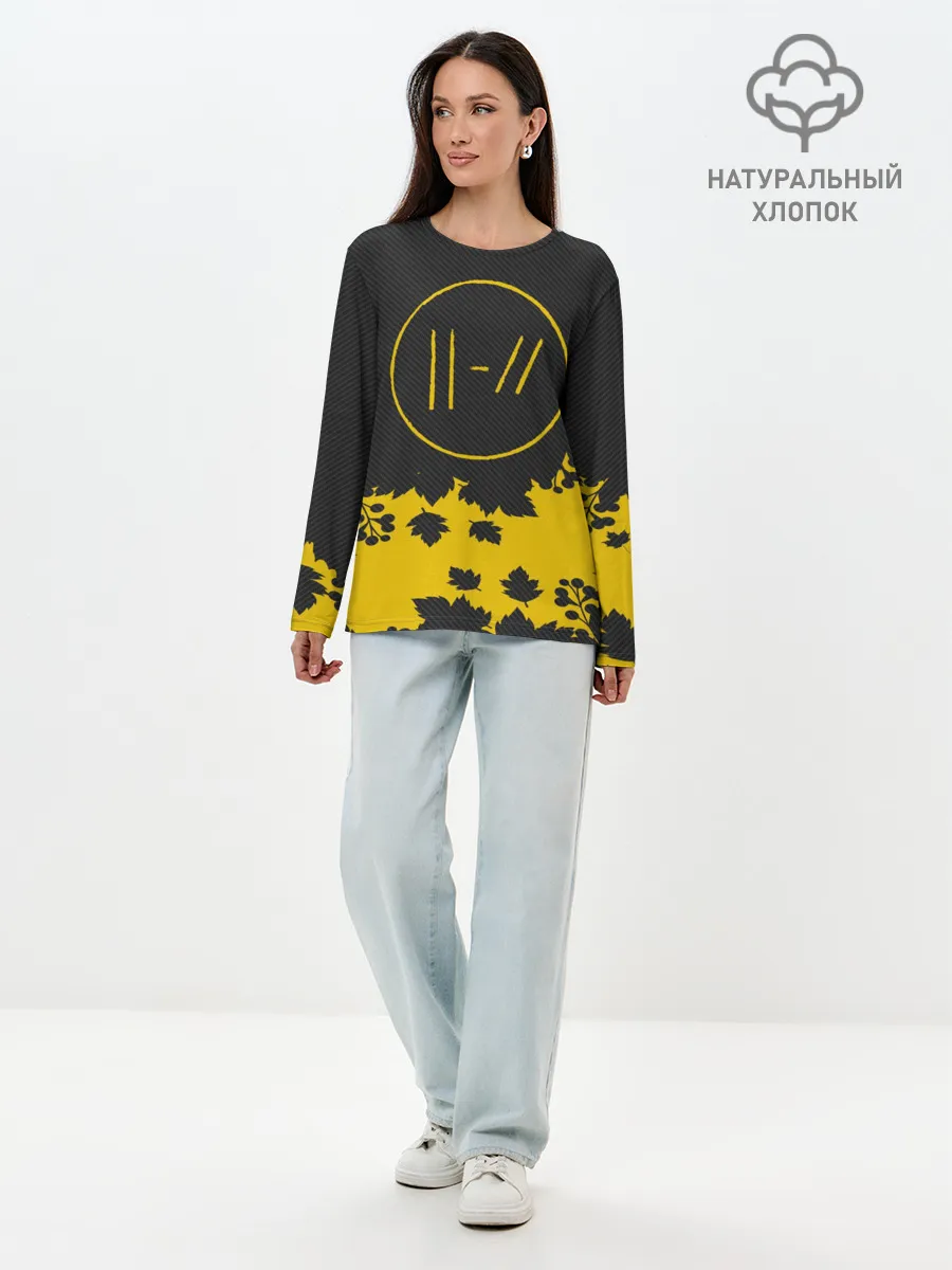 Лонгслив женский. Хлопок / TWENTY ONE PILOTS.