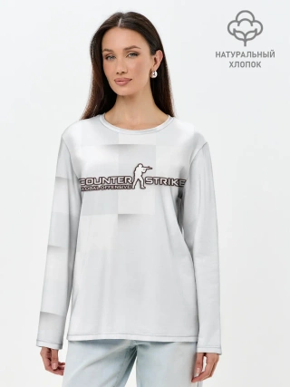Лонгслив женский. Хлопок / Counter Strike