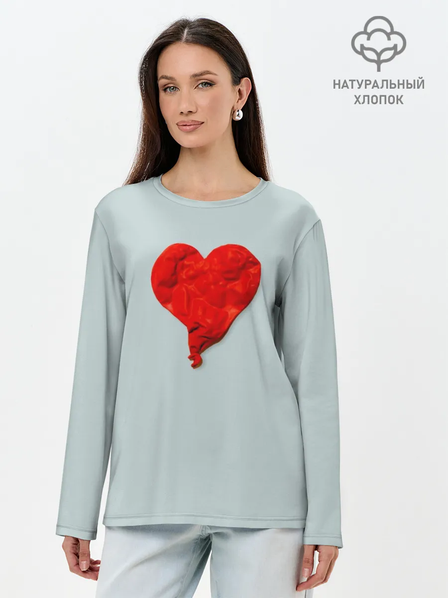 Лонгслив женский. Хлопок / Kanye West Heartbreak