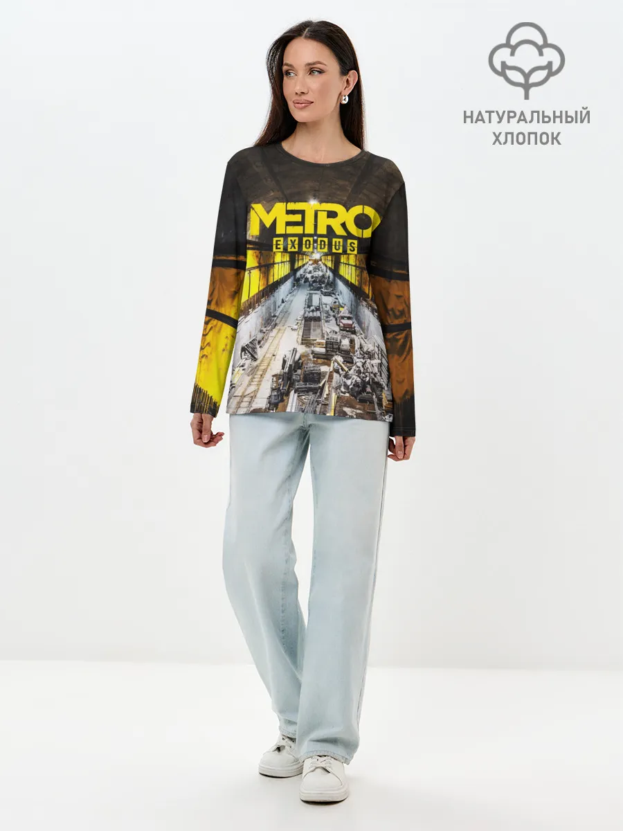 Лонгслив женский. Хлопок / METRO EXODUS EXCLUSIVE
