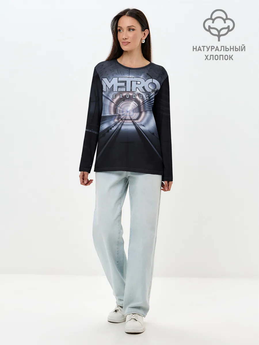 Лонгслив женский. Хлопок / Metro Exodus