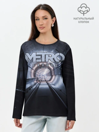 Лонгслив женский. Хлопок / Metro Exodus