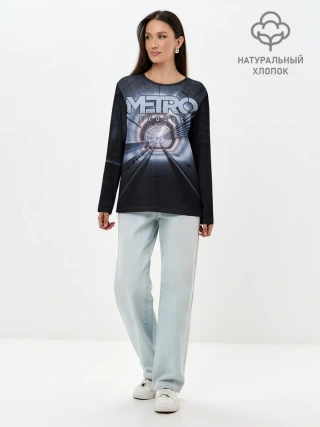 Лонгслив женский. Хлопок / Metro Exodus