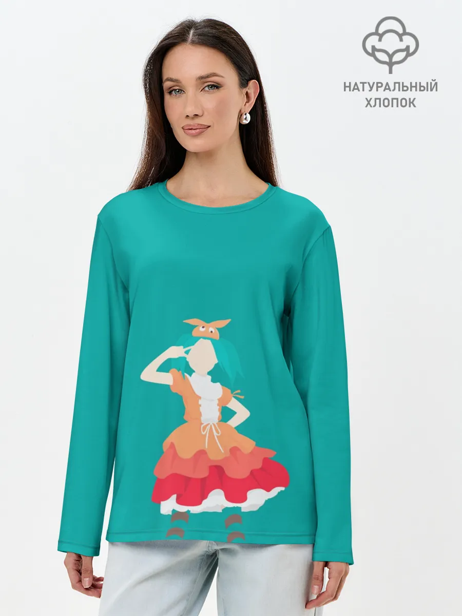 Лонгслив женский. Хлопок / Monogatari Series