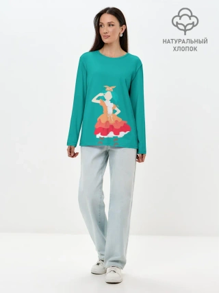 Лонгслив женский. Хлопок / Monogatari Series