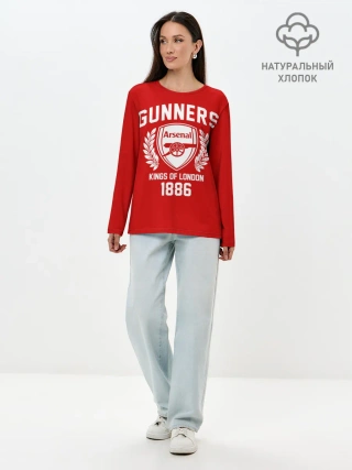 Лонгслив женский. Хлопок / Арсенал