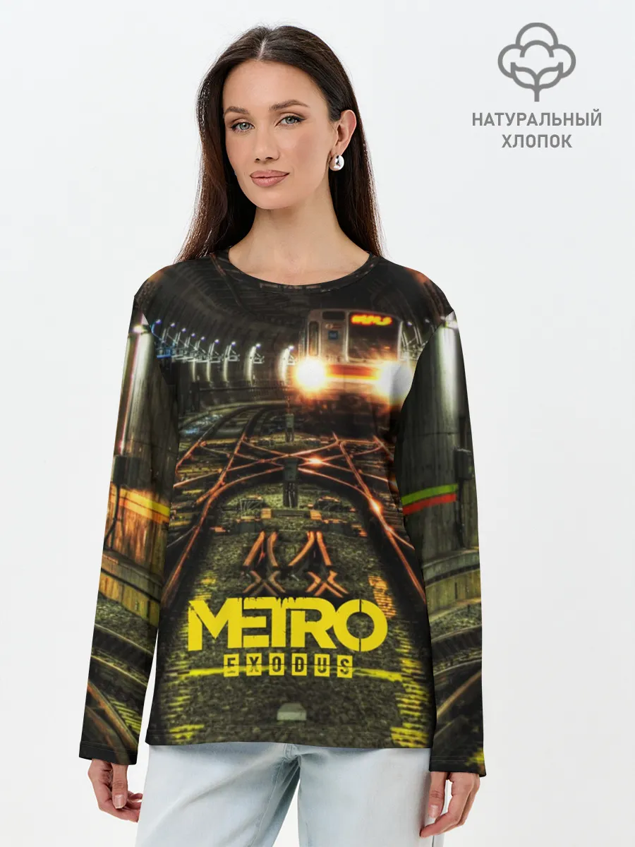 Лонгслив женский. Хлопок / METRO EXODUS