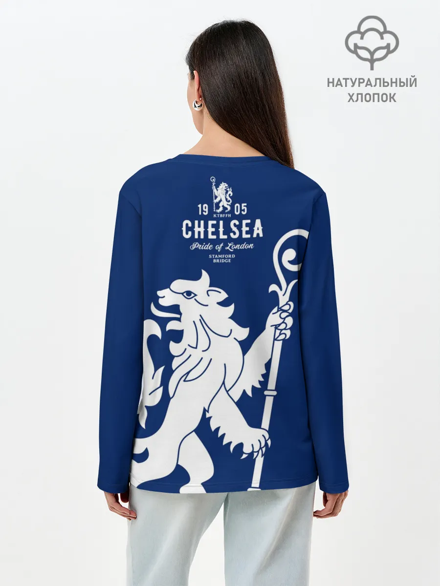 Лонгслив женский. Хлопок / Челси