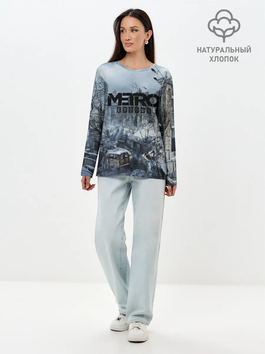 Лонгслив женский. Хлопок / METRO EXODUS