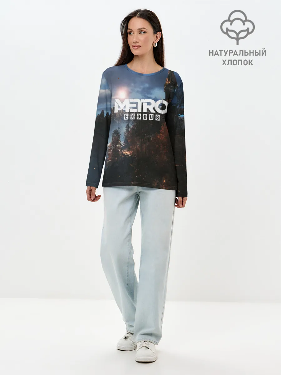 Лонгслив женский. Хлопок / METRO EXODUS