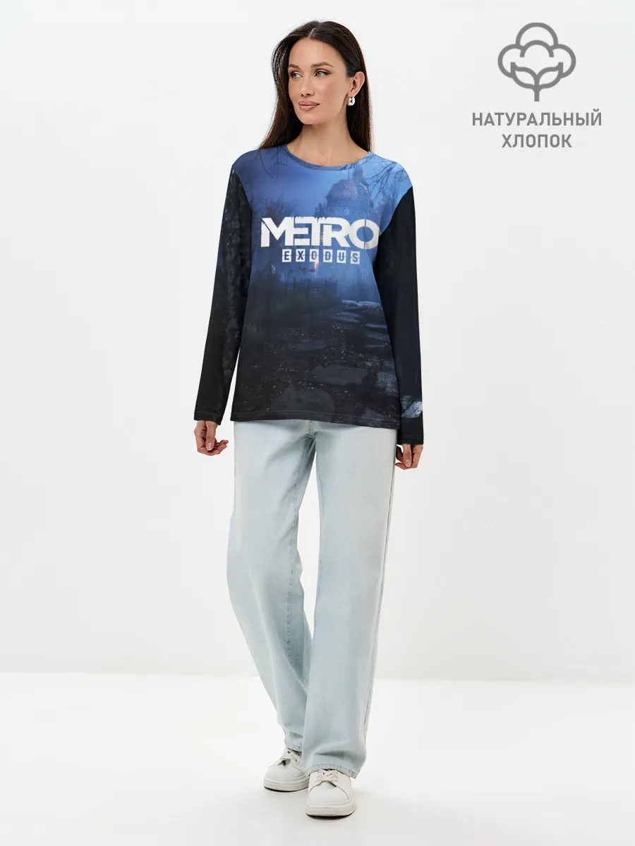 Лонгслив женский. Хлопок / METRO EXODUS